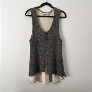 Stylish Long Knit Vest